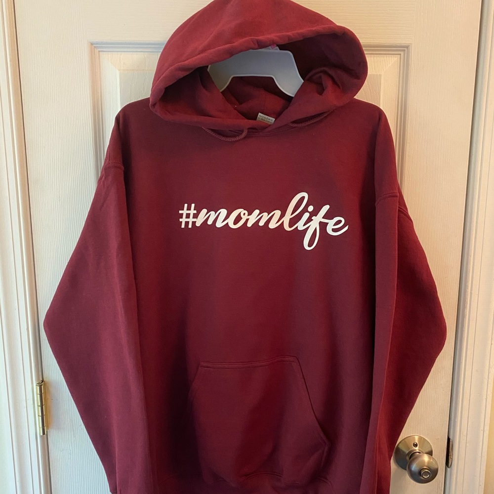 Brand new hoodie “ #momlife”